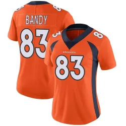 Women's Michael Bandy Denver Broncos No.83 Limited Team Color Vapor Untouchable Jersey - Orange