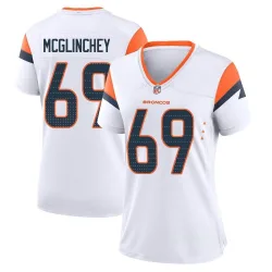Women's Mike McGlinchey Denver Broncos No.69 Game 2nd Jersey - White