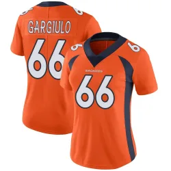 Women's Nick Gargiulo Denver Broncos No.66 Limited Team Color Vapor Untouchable Jersey - Orange
