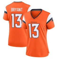 Women's Pat Bryant Denver Broncos No.13 Game Jersey - Orange