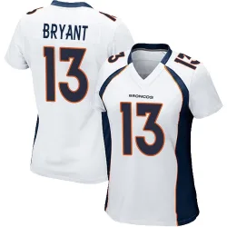 Women's Pat Bryant Denver Broncos No.13 Game Jersey - White