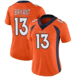 Women's Pat Bryant Denver Broncos No.13 Limited Team Color Vapor Untouchable Jersey - Orange