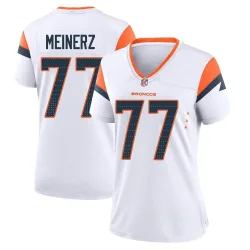 Women's Quinn Meinerz Denver Broncos No.77 Game 2nd Jersey - White