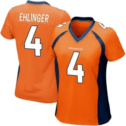 Women's Sam Ehlinger Denver Broncos No.4 Game Team Color Jersey - Orange