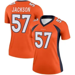 Women's Tom Jackson Denver Broncos No.57 Legend Jersey - Orange