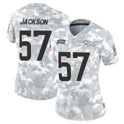 Women's Tom Jackson Denver Broncos No.57 Limited 2024 Salute to Service Jersey - Arctic Camo