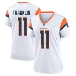 Women's Troy Franklin Denver Broncos No.11 Game 2nd Jersey - White