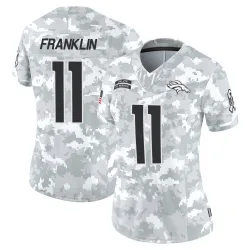 Women's Troy Franklin Denver Broncos No.11 Limited 2024 Salute to Service Jersey - Arctic Camo