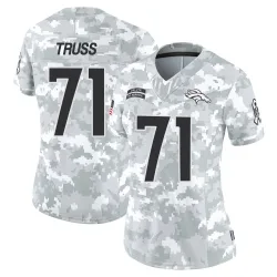 Women's Xavier Truss Denver Broncos No.71 Limited 2024 Salute to Service Jersey - Arctic Camo