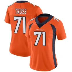 Women's Xavier Truss Denver Broncos No.71 Limited Team Color Vapor Untouchable Jersey - Orange