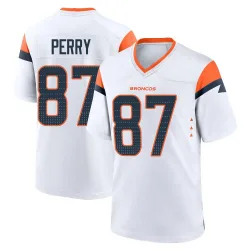 Youth A.T. Perry Denver Broncos No.87 Game 2nd Jersey - White