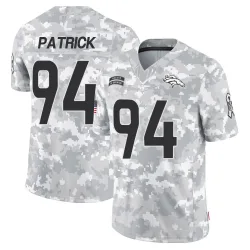 Youth Aaron Patrick Denver Broncos No.94 Limited 2024 Salute to Service Jersey - Arctic Camo