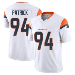 Youth Aaron Patrick Denver Broncos No.94 Limited Vapor F.U.S.E. Jersey - White