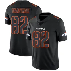 Youth Adam Trautman Denver Broncos No.82 Limited Jersey - Black Impact