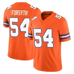 Youth Alex Forsyth Denver Broncos No.54 Limited Alternate Vapor F.U.S.E. Mile High Collection 1977 Throwback Jersey - Orange