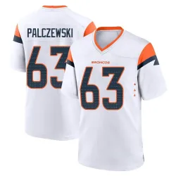 Youth Alex Palczewski Denver Broncos No.63 Game 2nd Jersey - White