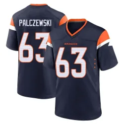 Youth Alex Palczewski Denver Broncos No.63 Game Alternate Jersey - Navy