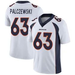 Youth Alex Palczewski Denver Broncos No.63 Limited Vapor Untouchable Jersey - White