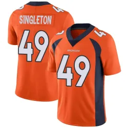 Youth Alex Singleton Denver Broncos No.49 Limited Team Color Vapor Untouchable Jersey - Orange