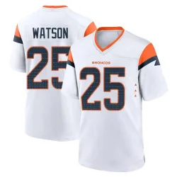 Youth Blake Watson Denver Broncos No.25 Game 2nd Jersey - White