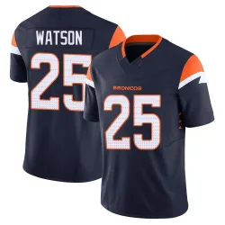 Youth Blake Watson Denver Broncos No.25 Limited Alternate Vapor F.U.S.E. Jersey - Navy