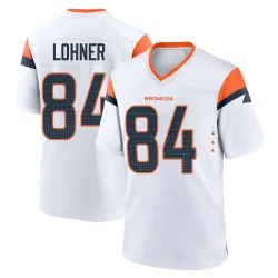 Youth Caleb Lohner Denver Broncos No.84 Game 2nd Jersey - White