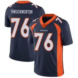 Youth Calvin Throckmorton Denver Broncos No.76 Limited Vapor Untouchable Jersey - Navy