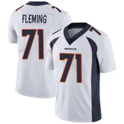 Youth Cam Fleming Denver Broncos No.71 Limited Vapor Untouchable Jersey - White