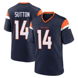 Youth Courtland Sutton Denver Broncos No.14 Game Alternate Jersey - Navy