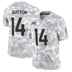 Youth Courtland Sutton Denver Broncos No.14 Limited 2024 Salute to Service Jersey - Arctic Camo
