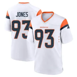 Youth D.J. Jones Denver Broncos No.93 Game 2nd Jersey - White