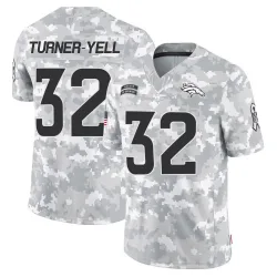 Youth Delarrin Turner-Yell Denver Broncos No.32 Limited 2024 Salute to Service Jersey - Arctic Camo
