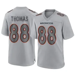 Youth Demaryius Thomas Denver Broncos No.88 Game Atmosphere Fashion Jersey - Gray