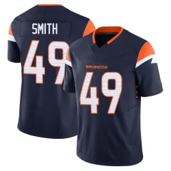 Youth Dennis Smith Denver Broncos No.49 Limited Alternate Vapor F.U.S.E. Jersey - Navy