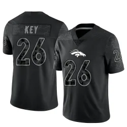 Youth Devon Key Denver Broncos No.26 Limited Reflective Jersey - Black