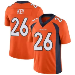 Youth Devon Key Denver Broncos No.26 Limited Team Color Vapor Untouchable Jersey - Orange