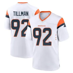Youth Dondrea Tillman Denver Broncos No.92 Game 2nd Jersey - White