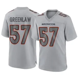 Youth Dre Greenlaw Denver Broncos No.57 Game Atmosphere Fashion Jersey - Gray