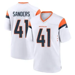 Youth Drew Sanders Denver Broncos No.41 Game 2nd Jersey - White