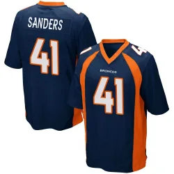 Youth Drew Sanders Denver Broncos No.41 Game Alternate Jersey - Navy Blue