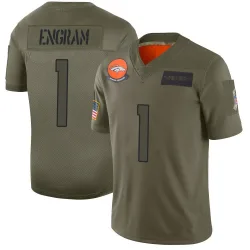 Youth Evan Engram Denver Broncos No.1 Limited 2019 Salute to Service Jersey - Camo