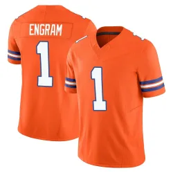 Youth Evan Engram Denver Broncos No.1 Limited Alternate Vapor F.U.S.E. Mile High Collection 1977 Throwback Jersey - Orange