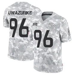 Youth Eyioma Uwazurike Denver Broncos No.96 Limited 2024 Salute to Service Jersey - Arctic Camo
