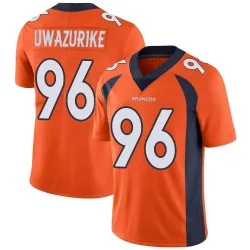 Youth Eyioma Uwazurike Denver Broncos No.96 Limited Team Color Vapor Untouchable Jersey - Orange