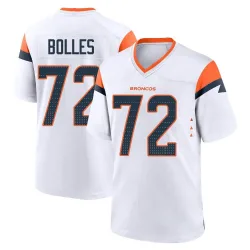 Youth Garett Bolles Denver Broncos No.72 Game 2nd Jersey - White