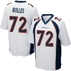 Youth Garett Bolles Denver Broncos No.72 Game Jersey - White