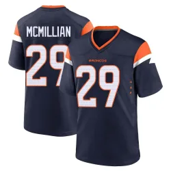 Youth Ja'Quan McMillian Denver Broncos No.29 Game Alternate Jersey - Navy