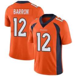 Youth Jahdae Barron Denver Broncos No.12 Limited Team Color Vapor Untouchable Jersey - Orange