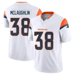 Youth Jaleel McLaughlin Denver Broncos No.38 Limited Vapor F.U.S.E. Jersey - White