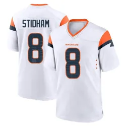 Youth Jarrett Stidham Denver Broncos No.8 Game 2nd Jersey - White